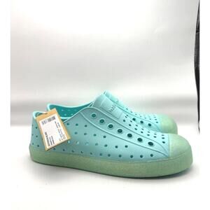 Native Jefferson Slip-On Sneakers in Aqua Blue J2